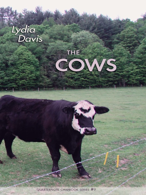Title details for The Cows by Lydia Davis - Available